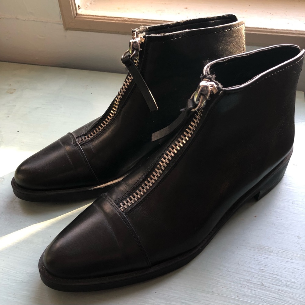 Zara Zip Up Ankle Boots